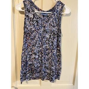 Simply Vera Women's Floral Print Sleeveless Top Size S